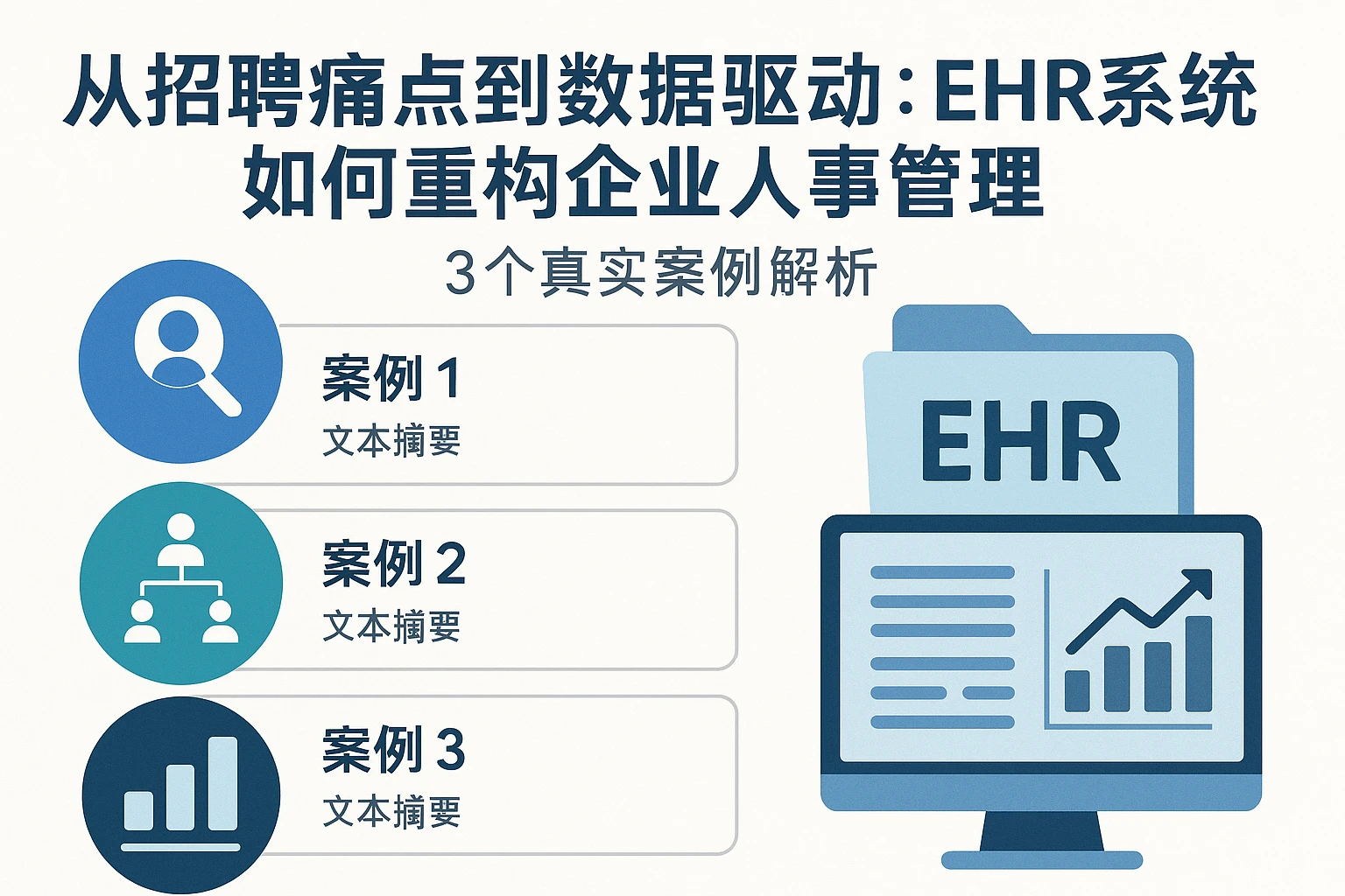 从招聘痛点到数据驱动：EHR系统如何重构企业人事管理——3个真实案例解析