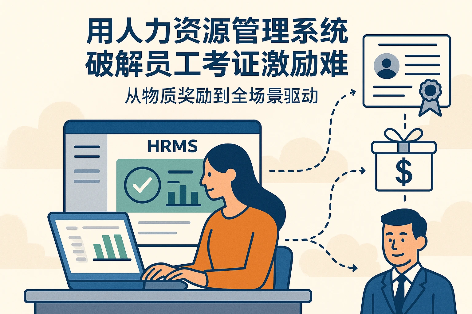 用人力资源管理系统破解员工考证激励难题：从物质奖励到全场景驱动