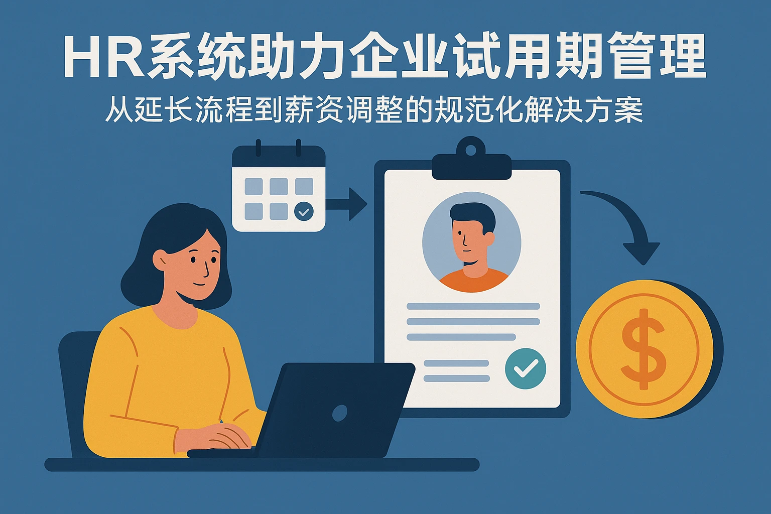 HR系统助力企业试用期管理：从延长流程到薪资调整的规范化解决方案