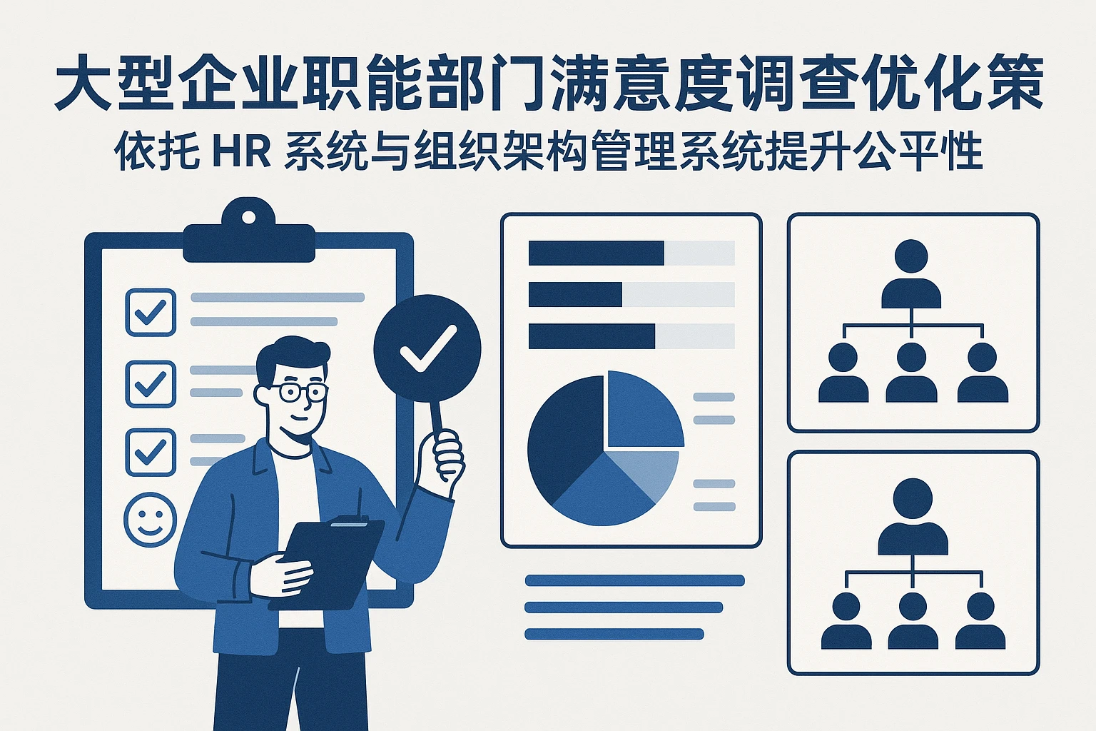 大型企业职能部门满意度调查优化方案：依托HR系统与组织架构管理系统提升公平性与准确性
