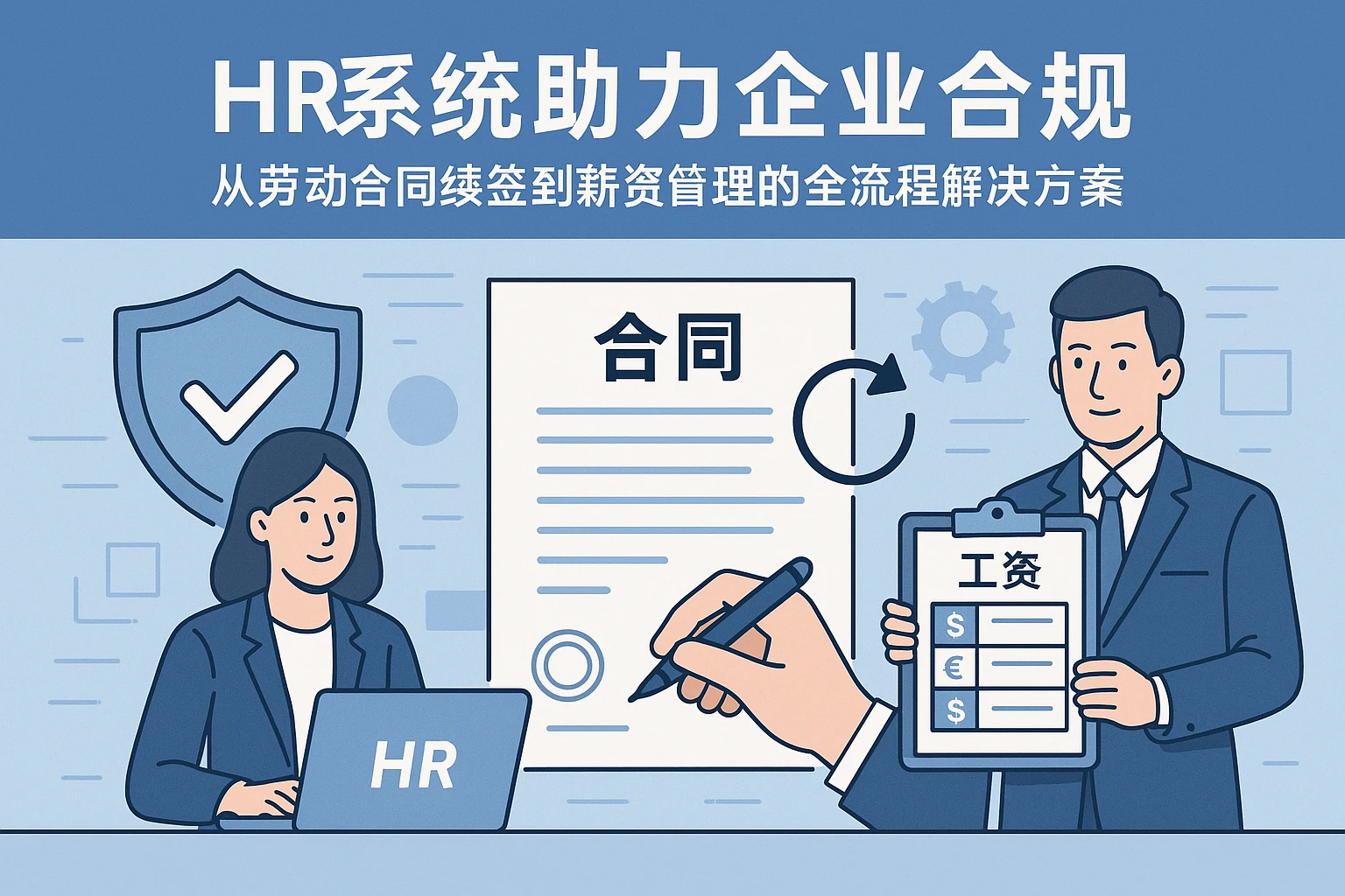 HR系统助力企业合规：从劳动合同续签到薪资管理的全流程解决方案