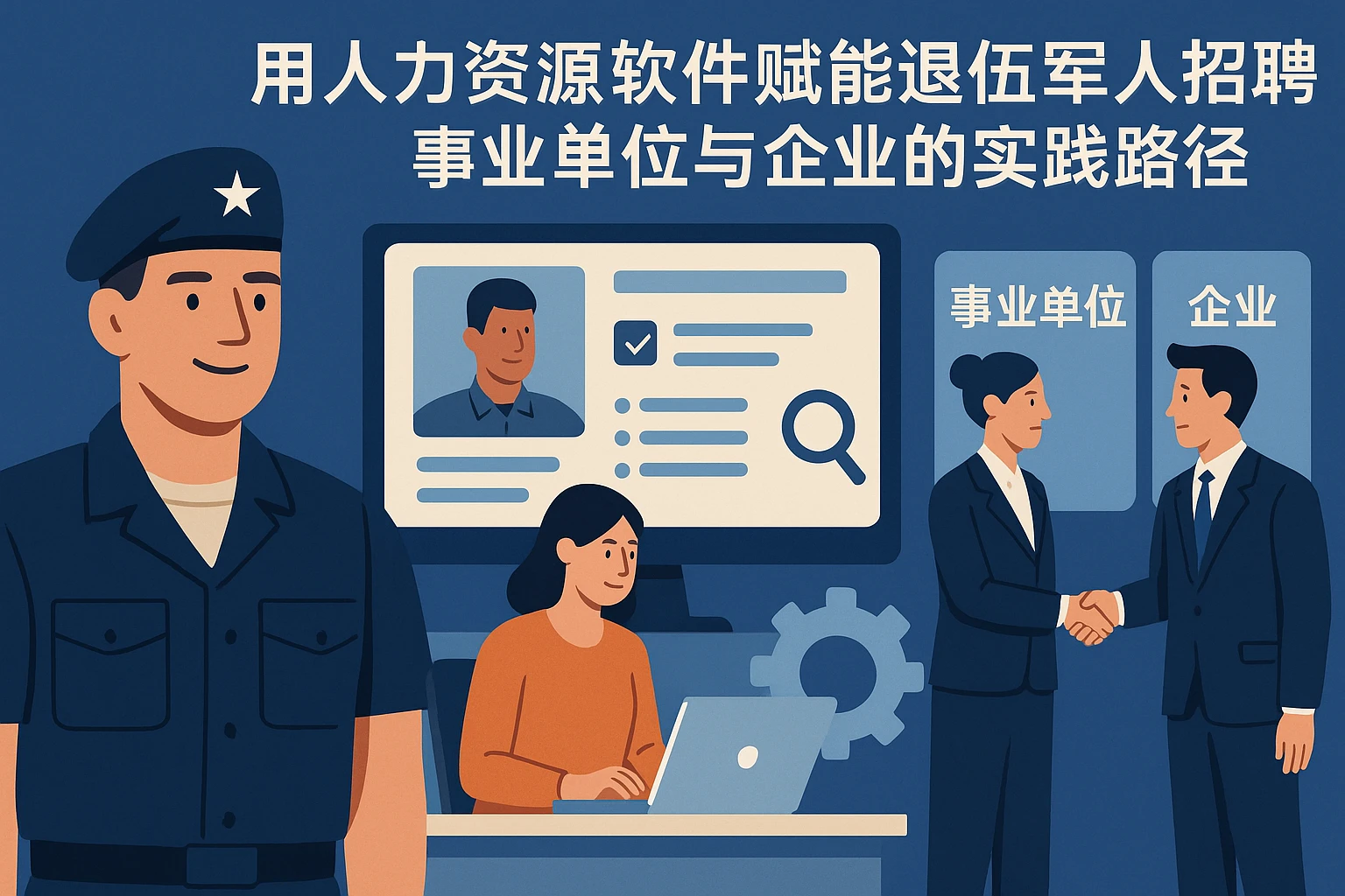 用人力资源软件赋能退伍军人招聘：事业单位与企业的实践路径