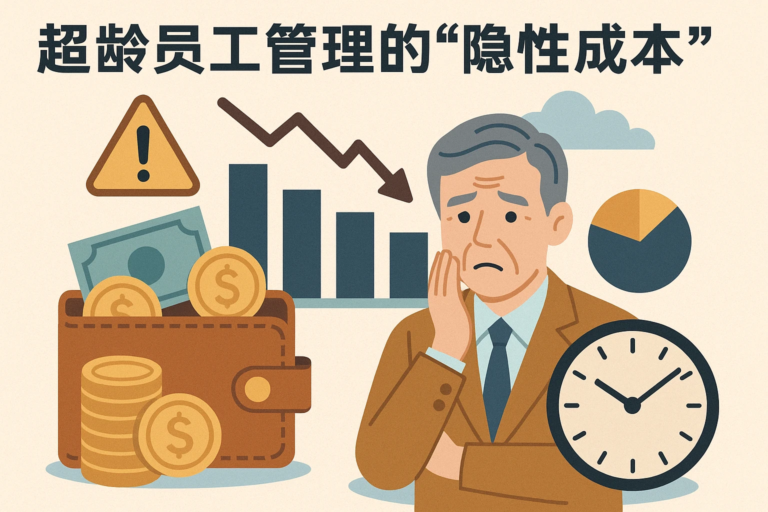 2. 超龄员工管理的“隐性成本”