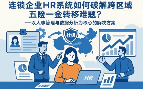 连锁企业HR系统如何破解跨区域五险一金转移难题？——以人事管理与数据分析为核心的解决方案