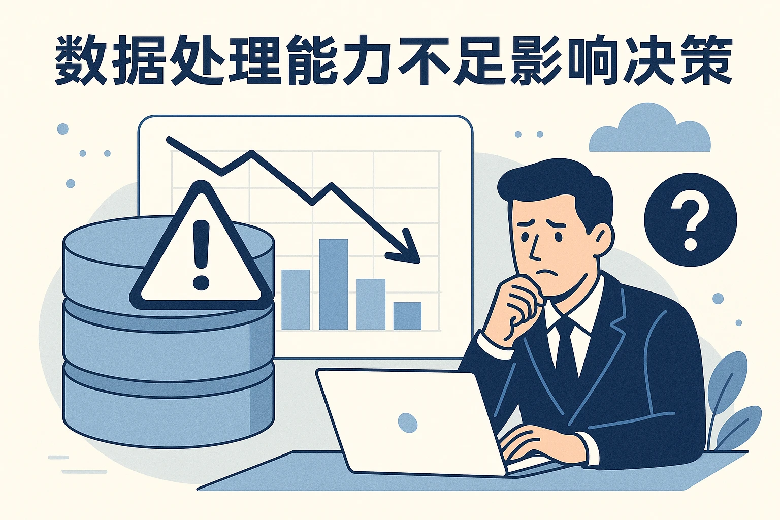 2. 数据处理能力不足影响决策