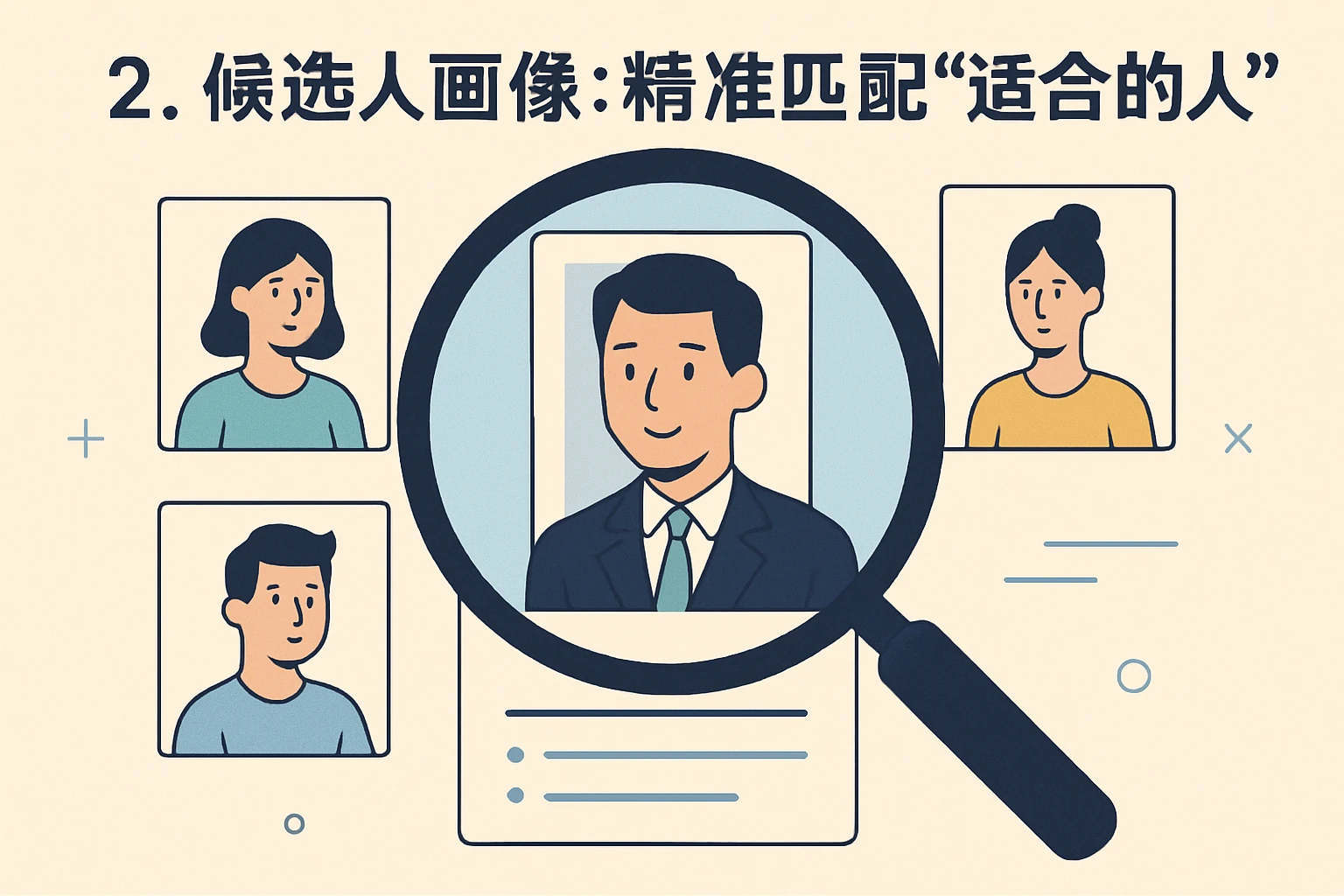 2. 候选人画像：精准匹配“适合的人”
