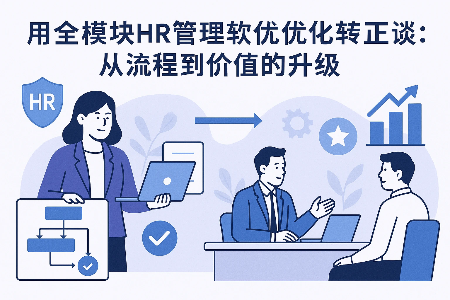 用全模块HR管理软件优化转正面谈：从流程到价值的升级