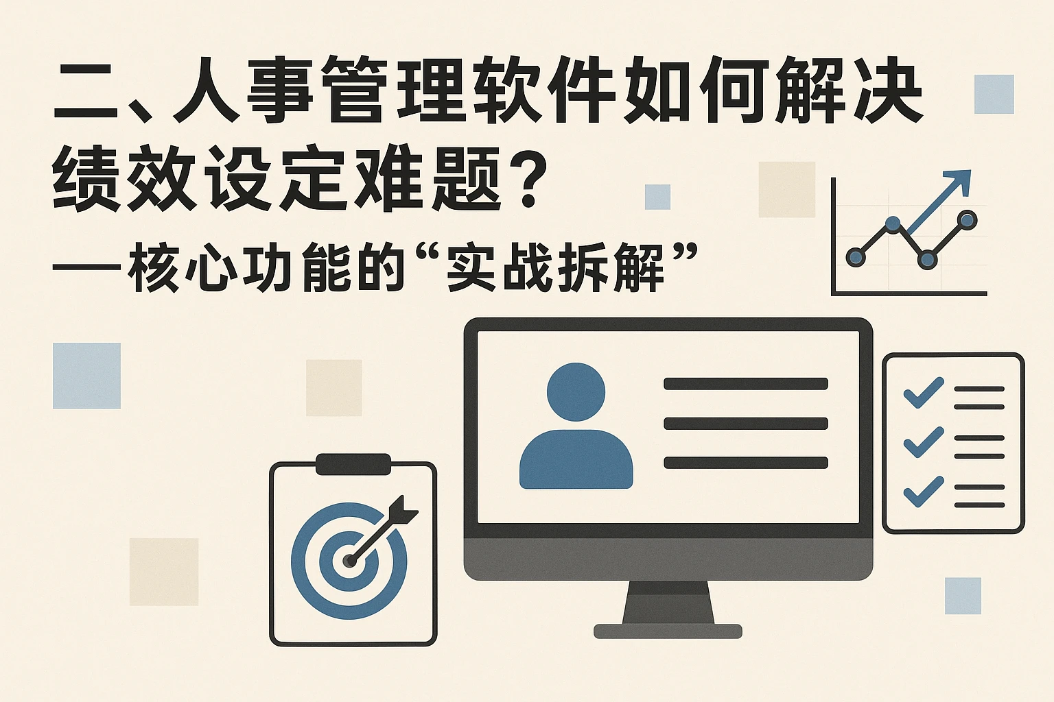 二、人事管理软件如何解决绩效设定难题？——核心功能的“实战拆解”