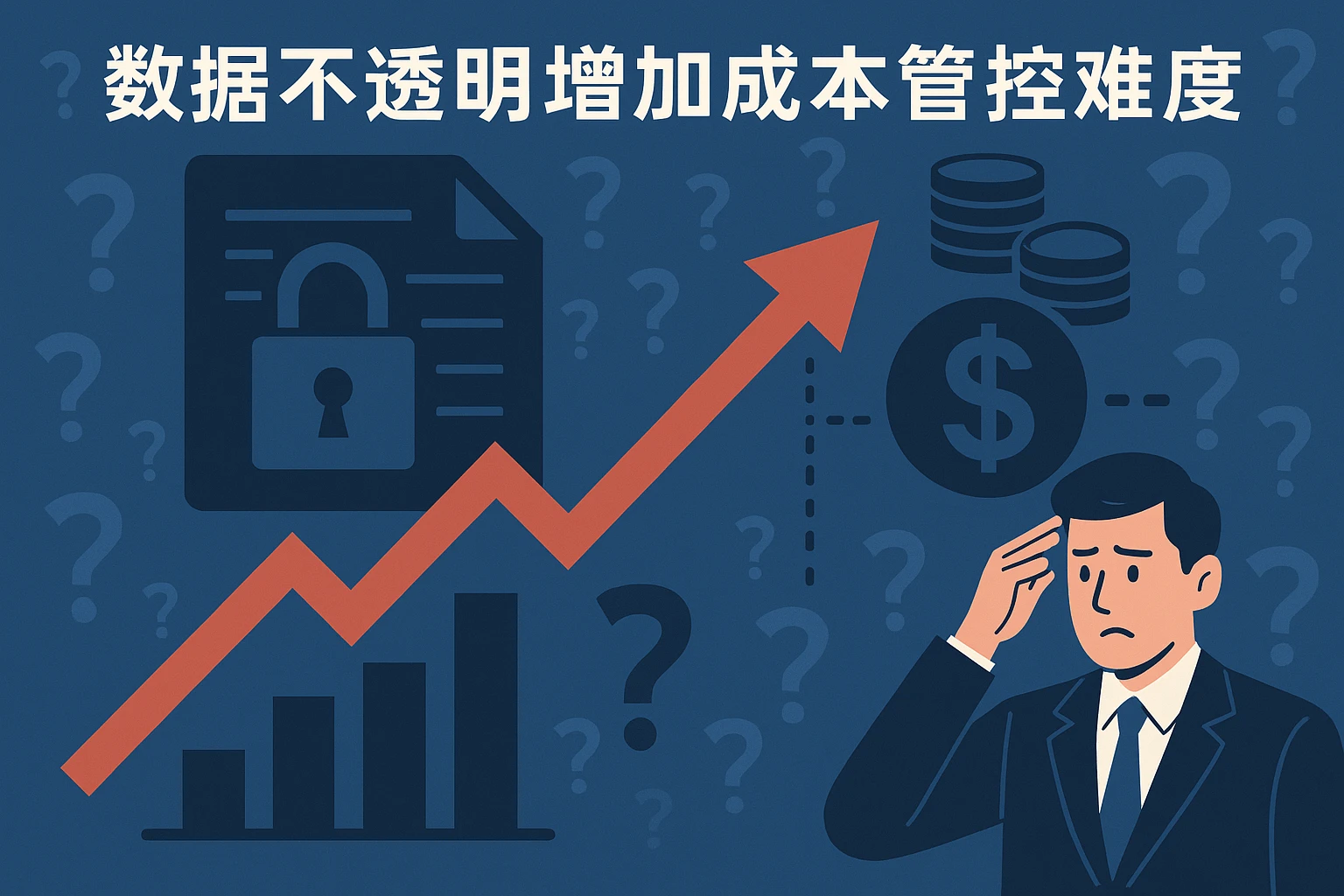 2. 数据不透明增加成本管控难度