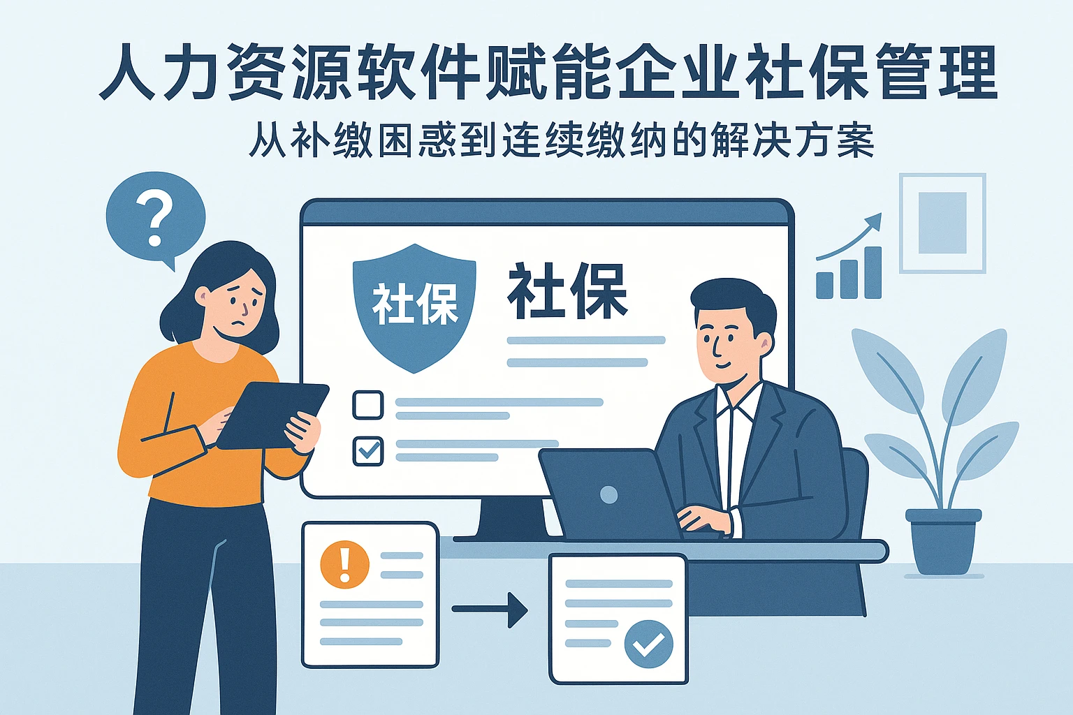 人力资源软件赋能企业社保管理：从补缴困惑到连续缴纳的解决方案