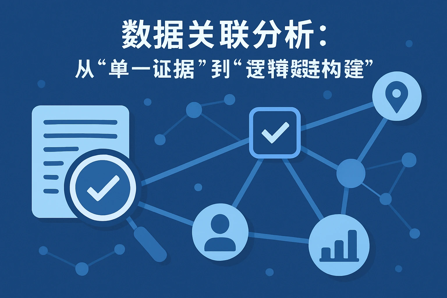 2. 数据关联分析：从“单一证据”到“逻辑链构建”