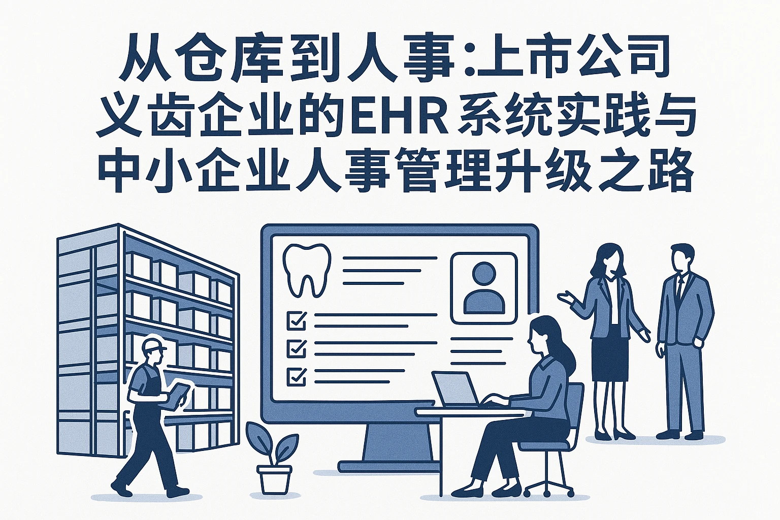 从仓库到人事：上市公司义齿企业的EHR系统实践与中小企业人事管理升级之路