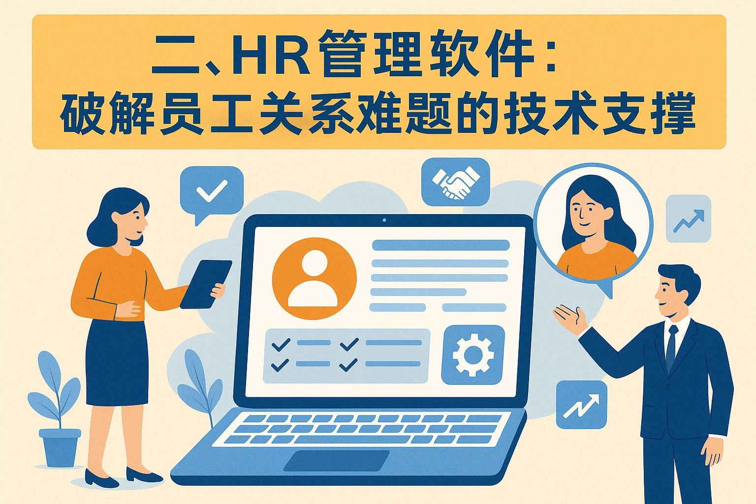 二、HR管理软件：破解员工关系难题的技术支撑