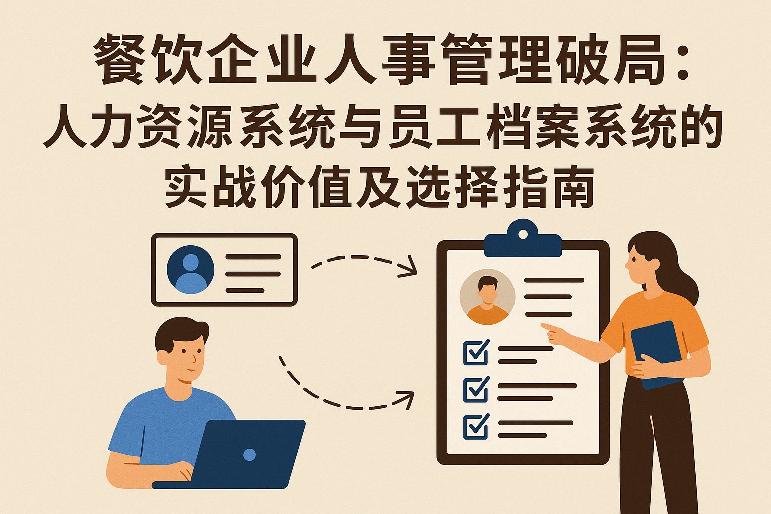 餐饮企业人事管理破局：人力资源系统与员工档案系统的实战价值及选择指南