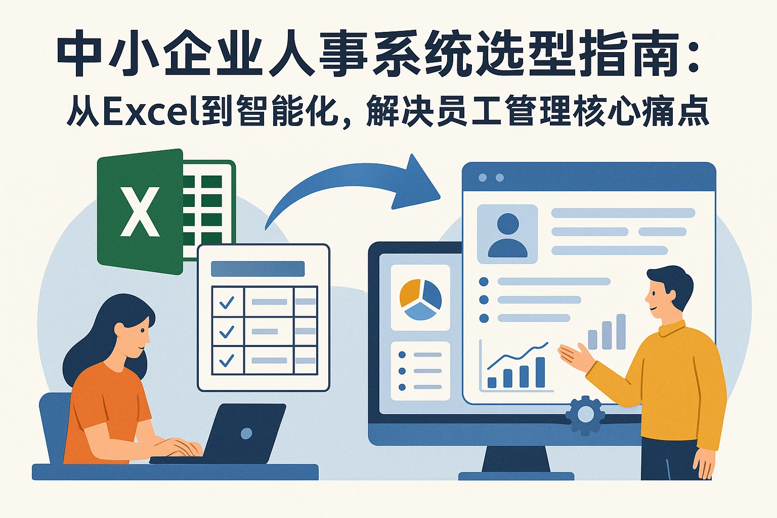 中小企业人事系统选型指南：从Excel到智能化，解决员工管理核心痛点