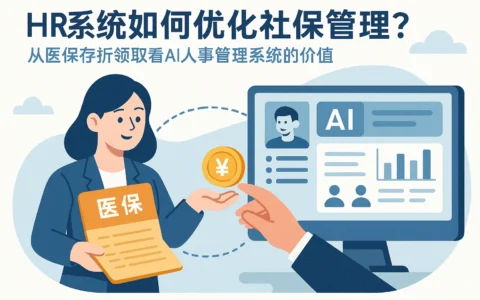 HR系统如何优化社保管理？从医保存折领取看AI人事管理系统的价值