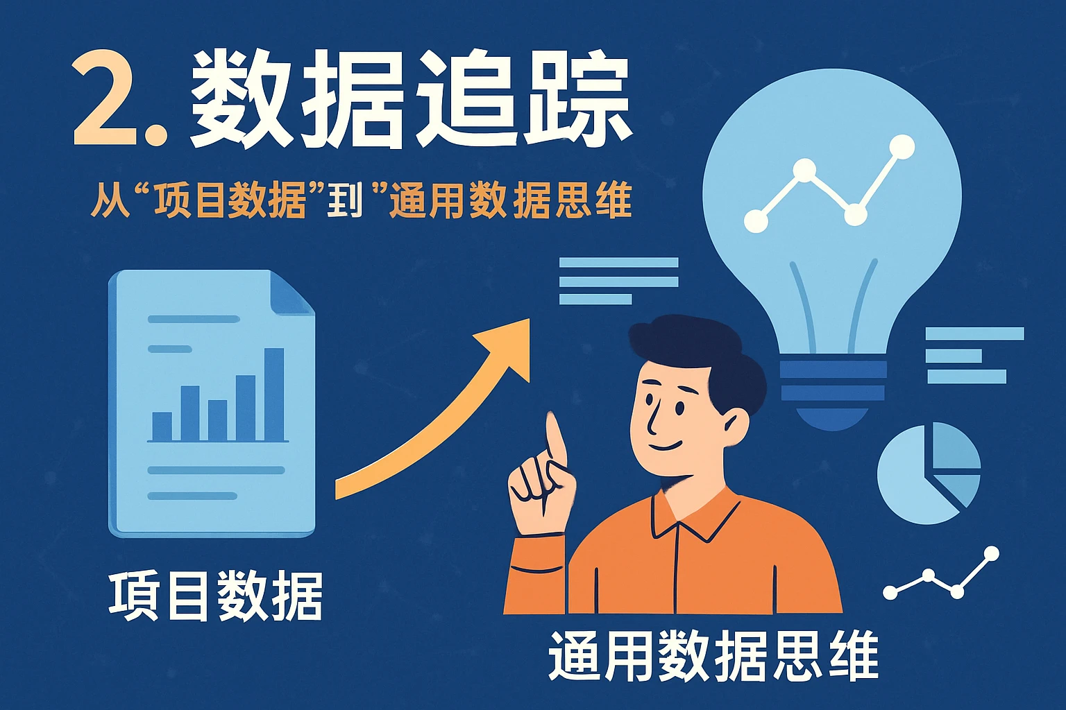 2. 数据追踪：从“项目数据”到“通用数据思维”