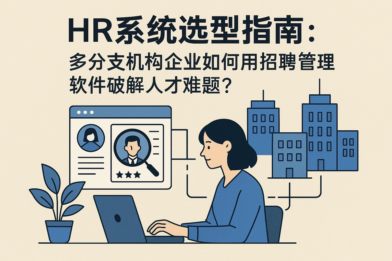 HR系统选型指南：多分支机构企业如何用招聘管理软件破解人才难题？