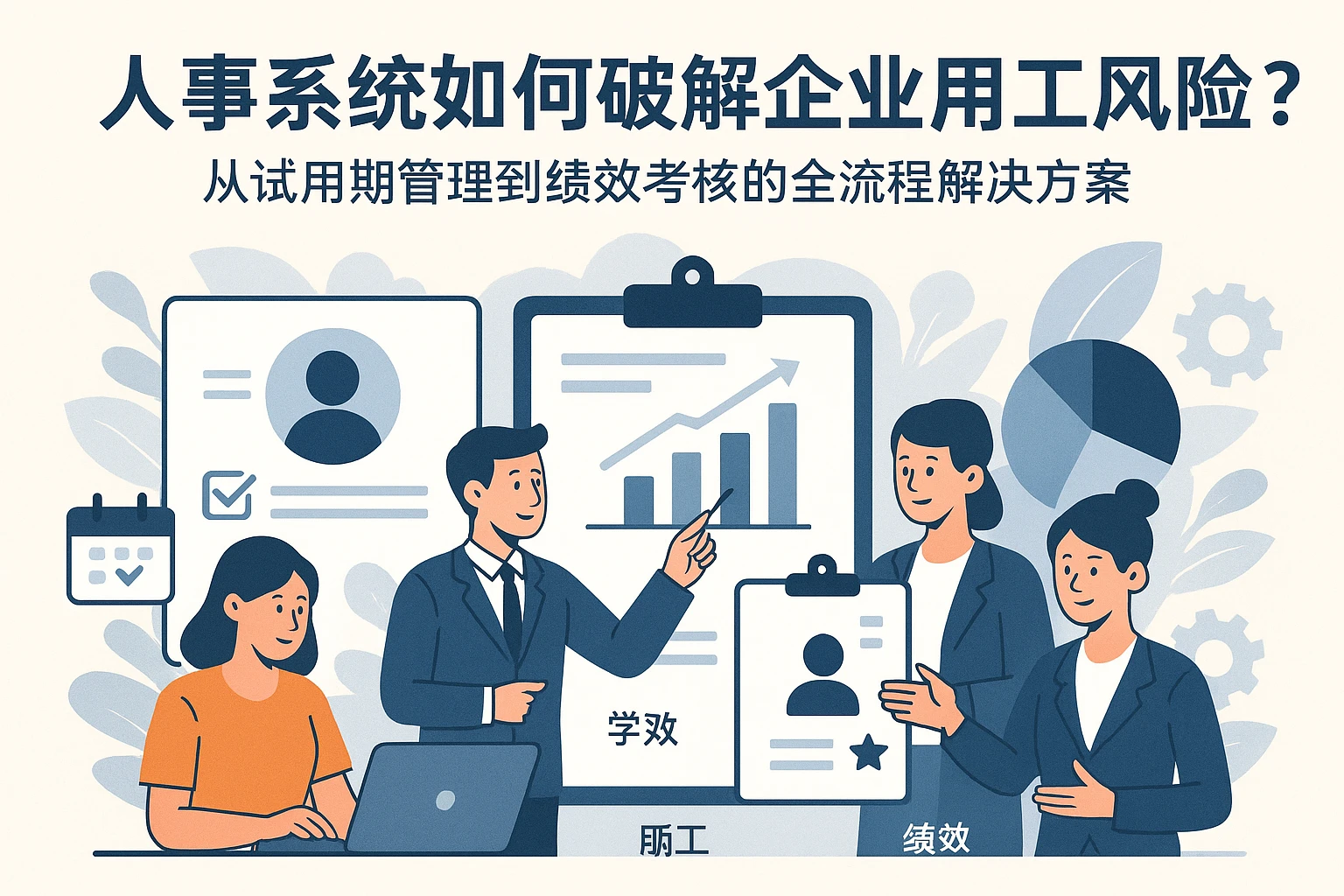 人事系统如何破解企业用工风险？从试用期管理到绩效考核的全流程解决方案
