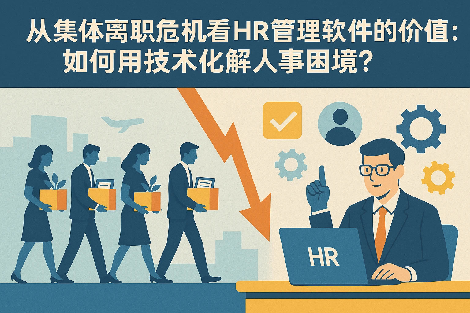 从集体离职危机看HR管理软件的核心价值：如何用技术化解人事困境？