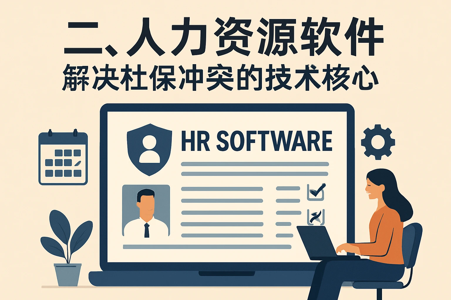 二、人力资源软件：解决社保冲突的技术核心
