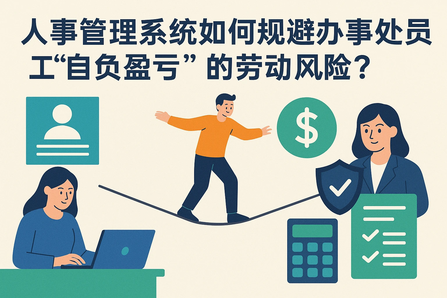 人事管理系统如何规避办事处员工“自负盈亏”的劳动风险？