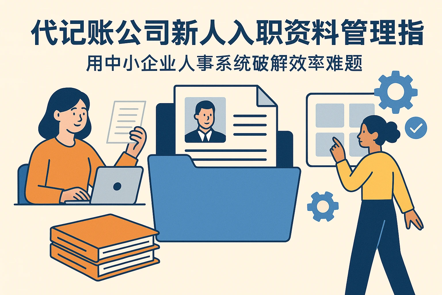 代记账公司新人入职资料管理指南：用中小企业人事系统破解效率难题