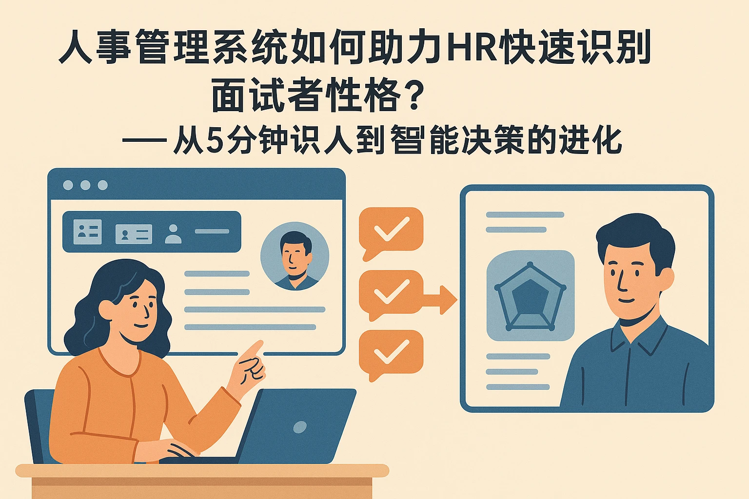 人事管理系统如何助力HR快速识别面试者性格？——从5分钟识人到智能决策的进化