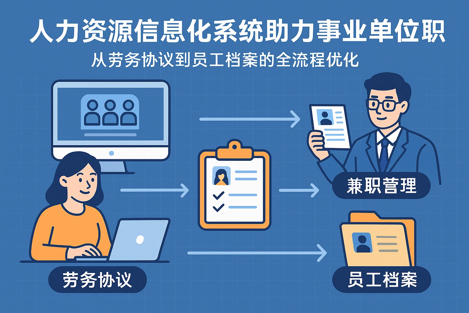 人力资源信息化系统助力事业单位兼职管理：从劳务协议到员工档案的全流程优化
