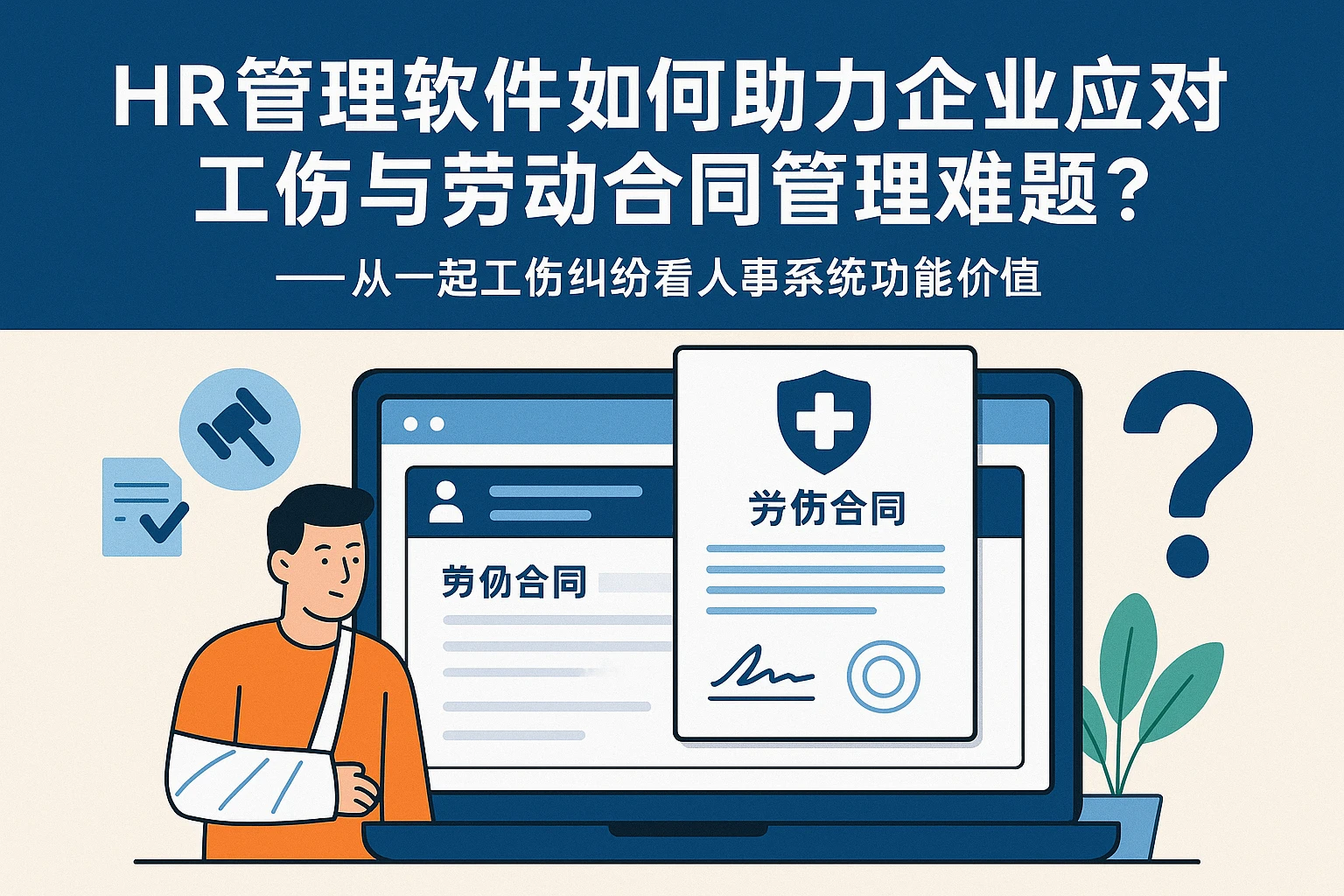 HR管理软件如何助力企业应对工伤与劳动合同管理难题？——从一起工伤纠纷看人事系统功能价值