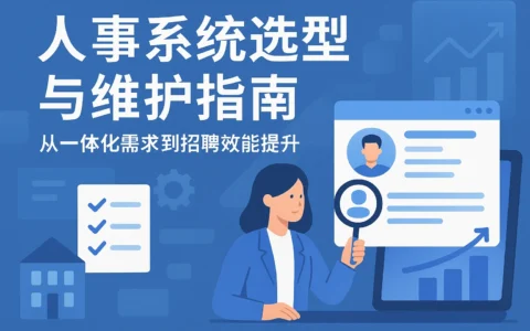 人事系统选型与维护指南：从一体化需求到招聘效能提升