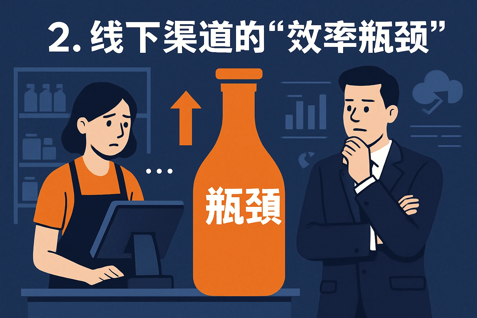 2. 线下渠道的“效率瓶颈”
