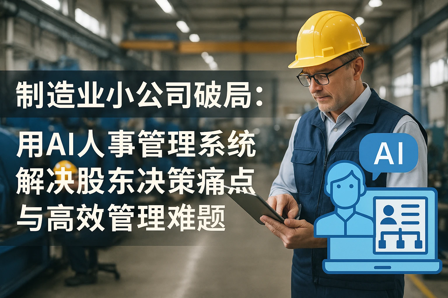 制造业小公司破局：用AI人事管理系统解决股东决策痛点与高效管理难题