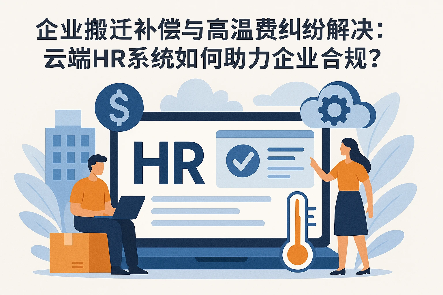 企业搬迁补偿与高温费纠纷解决：云端HR系统如何助力企业合规？