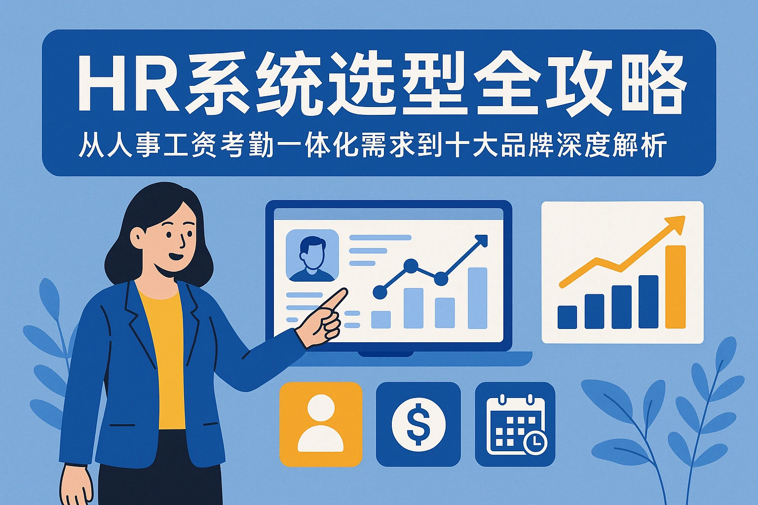 HR系统选型全攻略：从人事工资考勤一体化需求到十大品牌深度解析