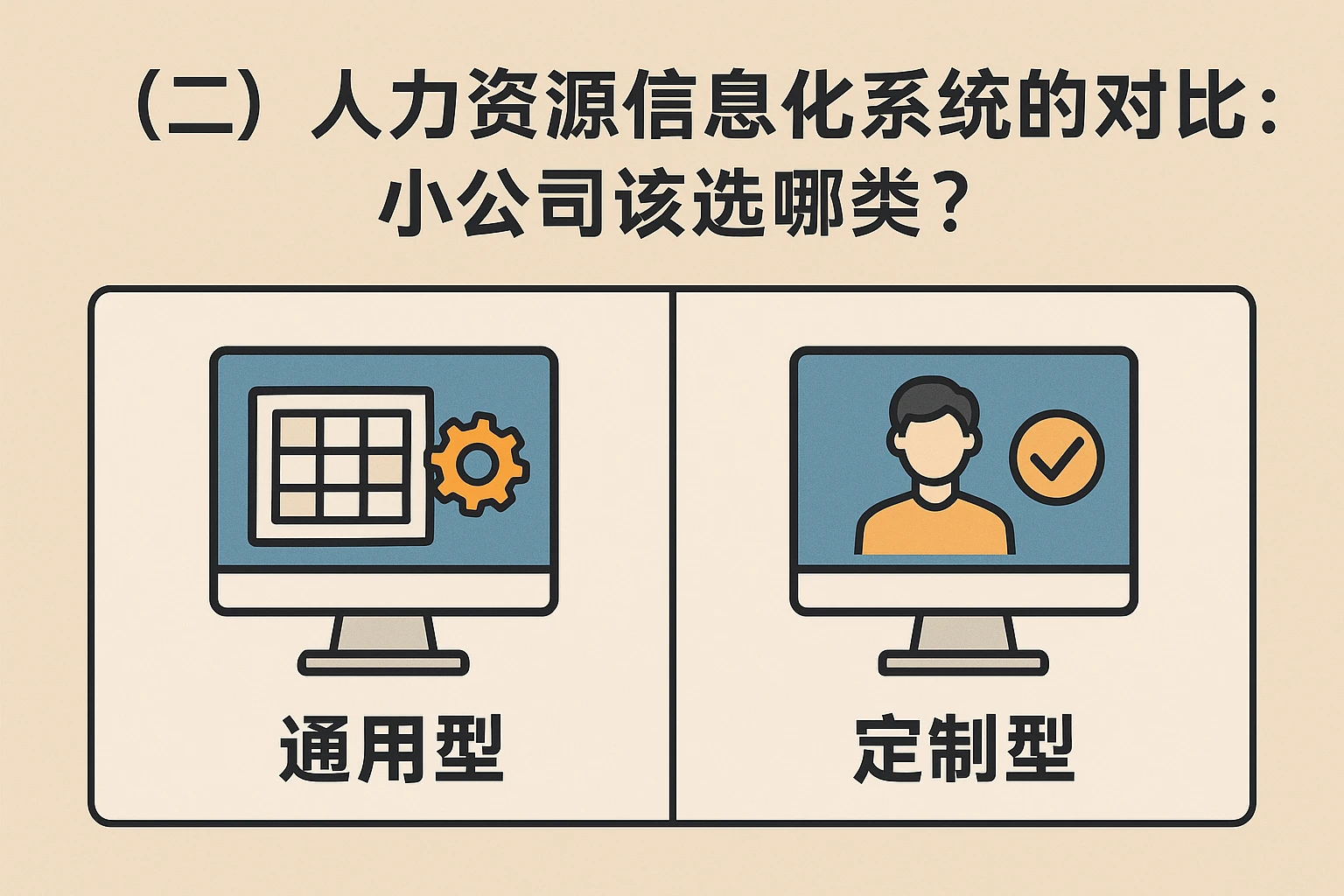 （二）人力资源信息化系统的对比：小公司该选哪类？