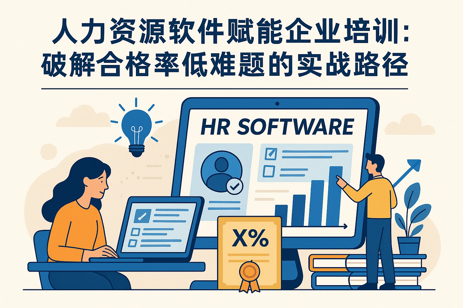 人力资源软件赋能企业培训:破解合格率低难题的实战路径