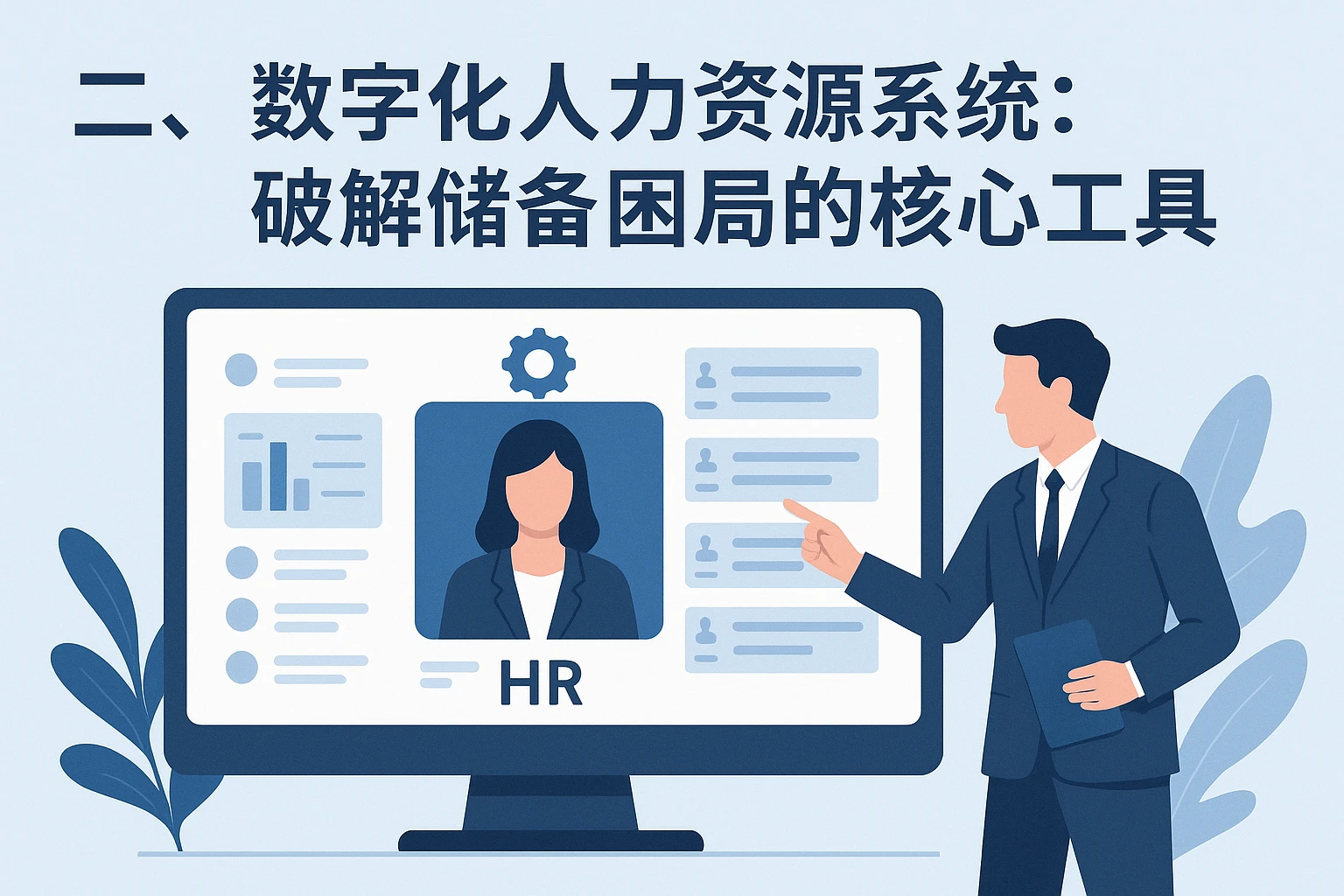 二、数字化人力资源系统：破解储备困局的核心工具