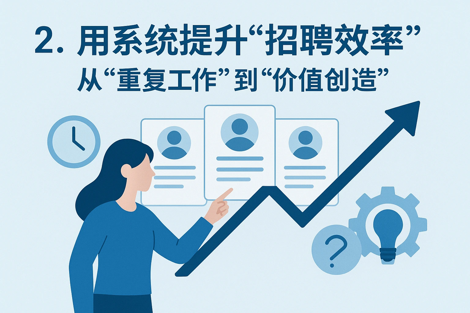 2. 用系统提升“招聘效率”：从“重复工作”到“价值创造”