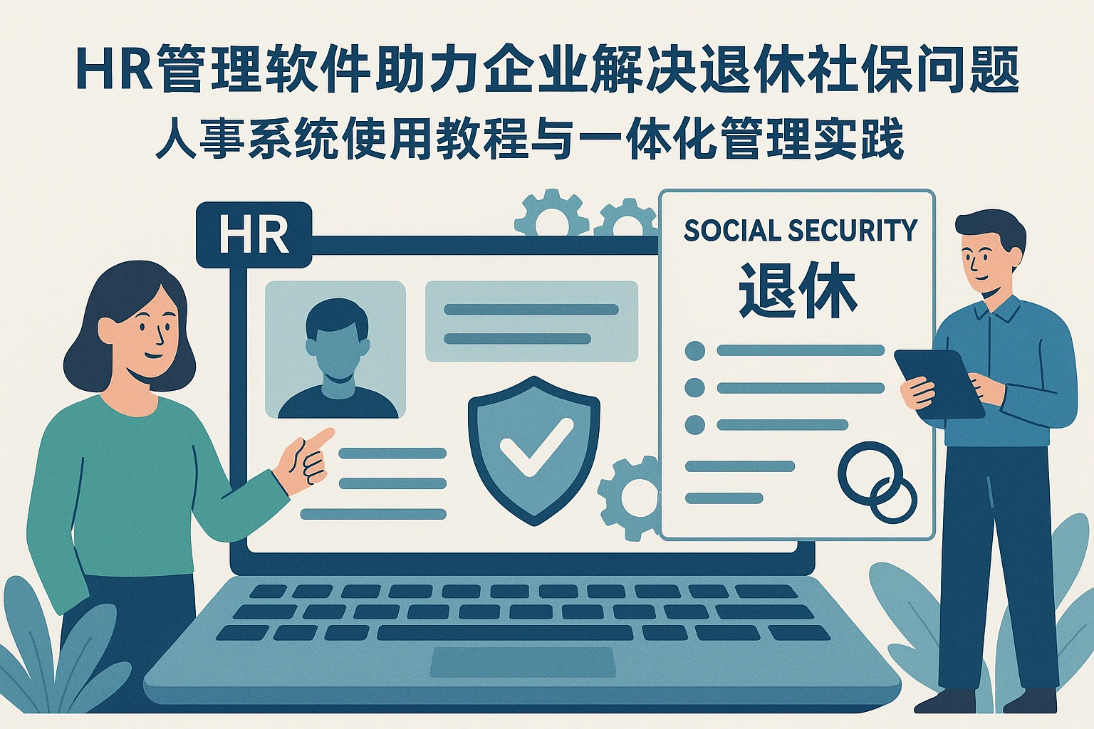HR管理软件助力企业解决退休社保问题：人事系统使用教程与一体化管理实践