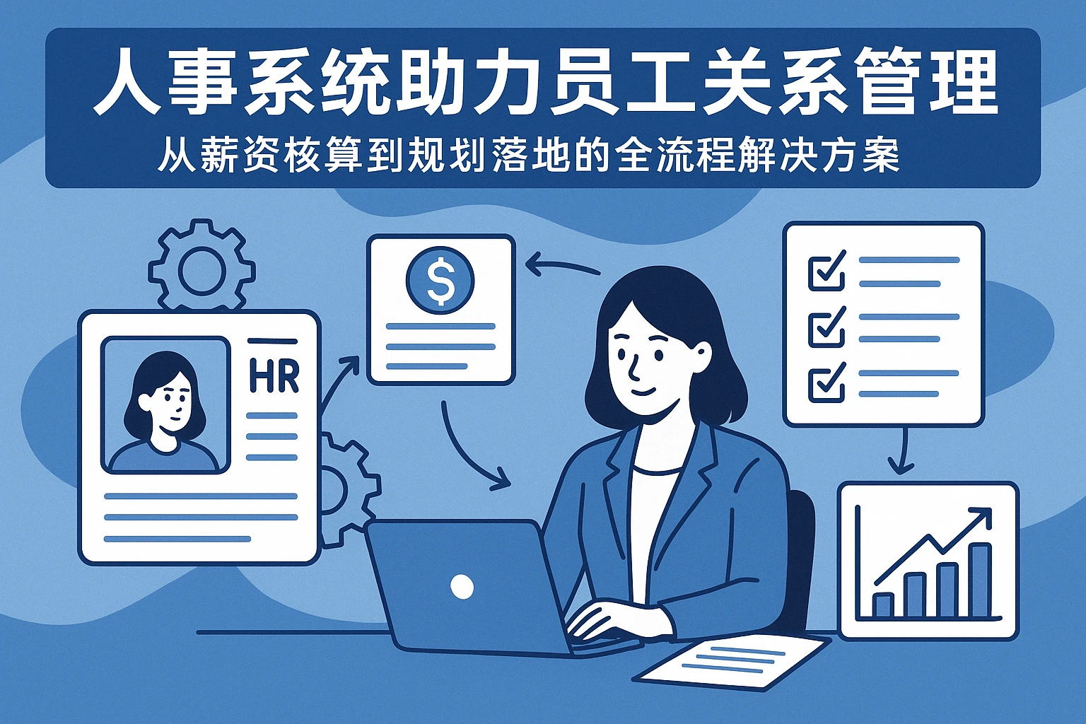 人事系统助力员工关系管理：从薪资核算到规划落地的全流程解决方案