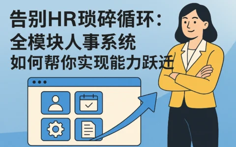 告别HR琐碎循环：全模块人事系统如何帮你实现能力跃迁