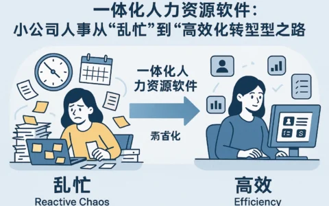 一体化人力资源软件：小公司人事从“乱忙”到“高效”的数字化转型之路