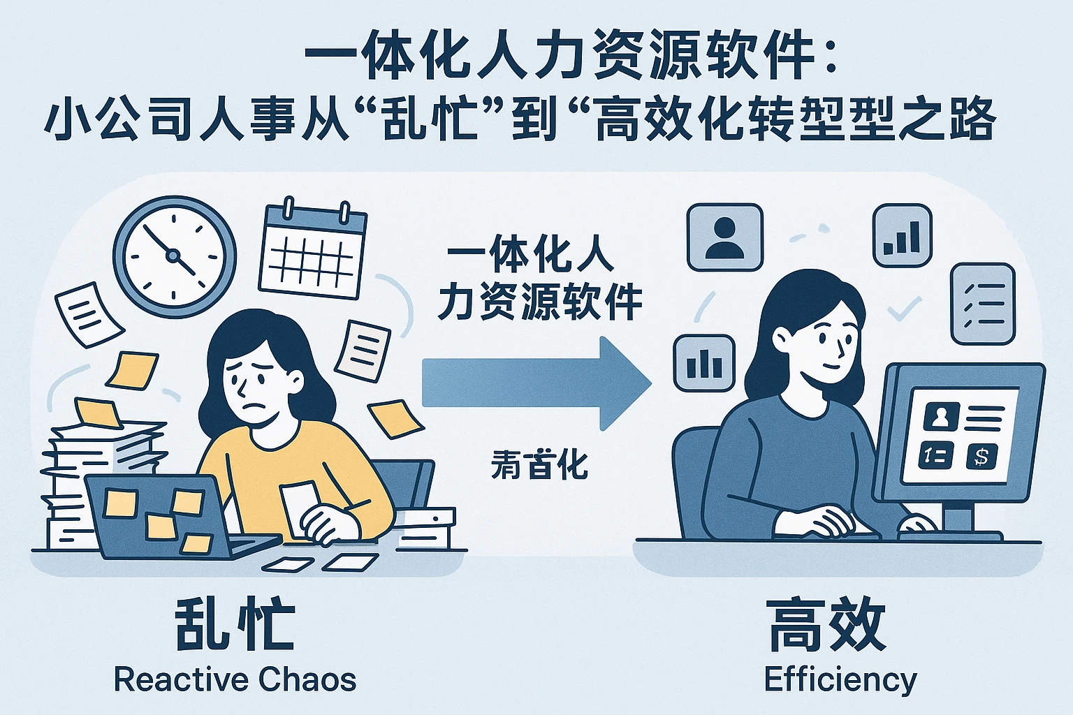 一体化人力资源软件：小公司人事从“乱忙”到“高效”的数字化转型之路