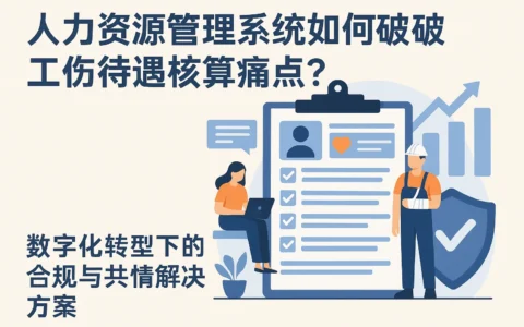 人力资源管理系统如何破解工伤待遇核算痛点？数字化转型下的合规与共情解决方案