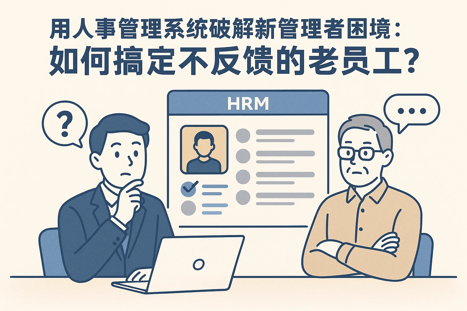 用人事管理系统破解新管理者困境：如何搞定不反馈的老员工？