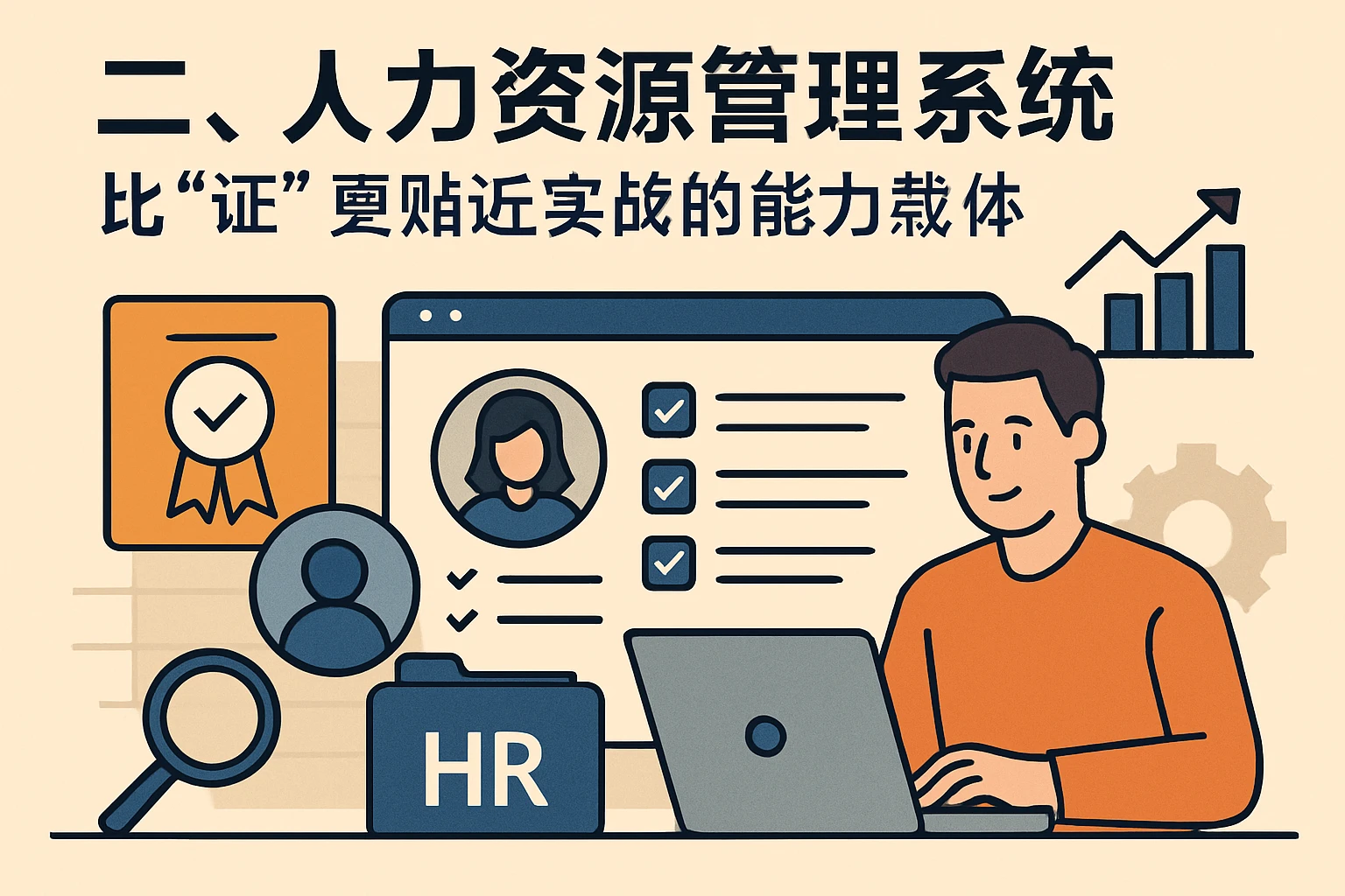 二、人力资源管理系统：比“证”更贴近实战的能力载体