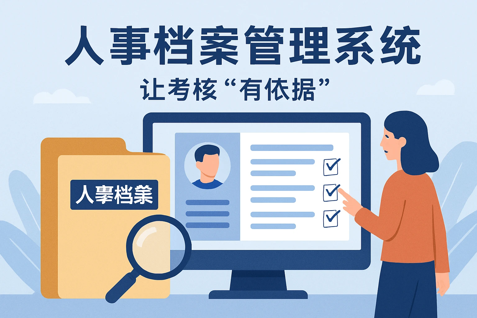 1. 人事档案管理系统：让考核“有依据”
