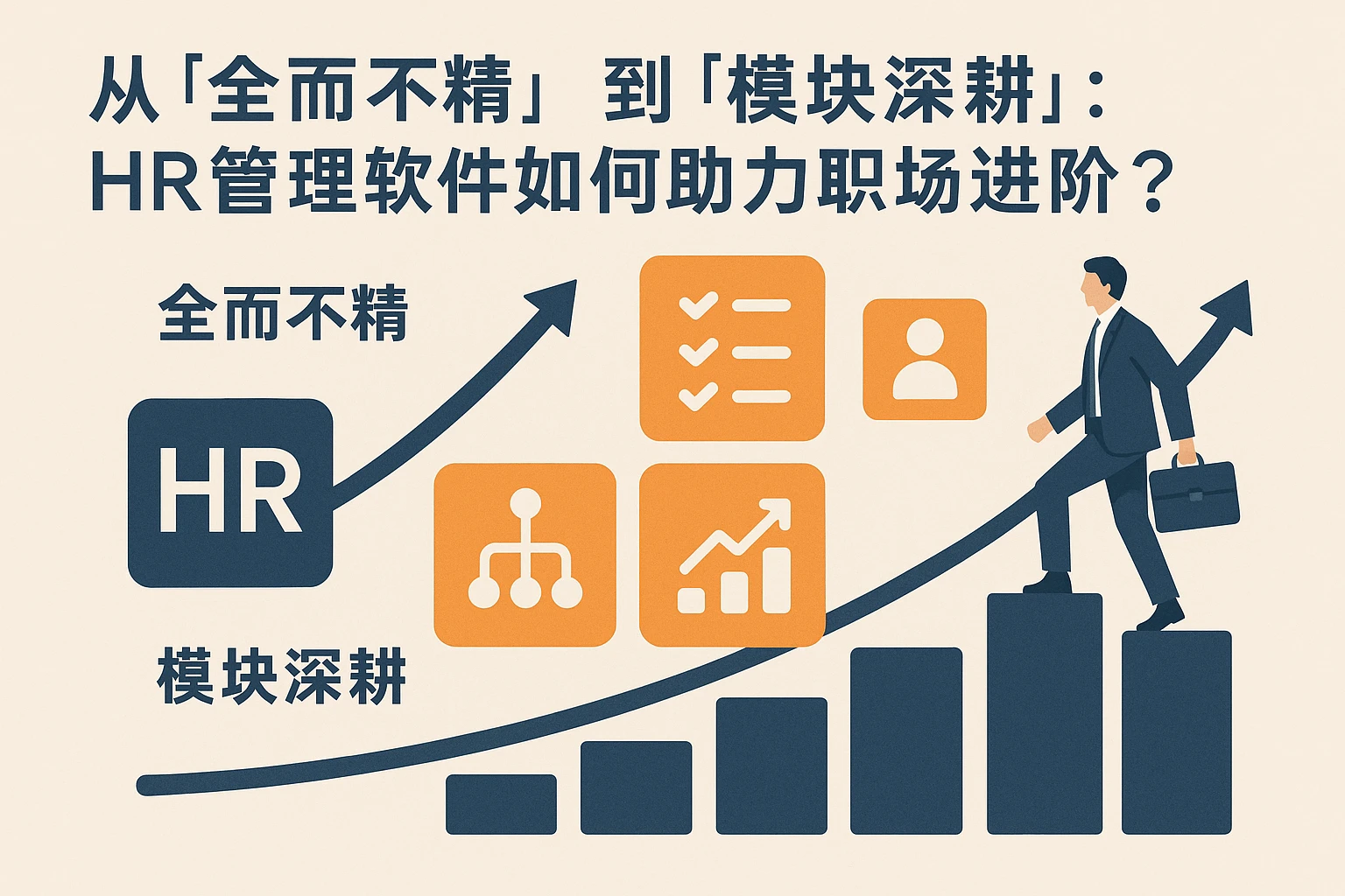 从「全而不精」到「模块深耕」：HR管理软件如何助力职场进阶？