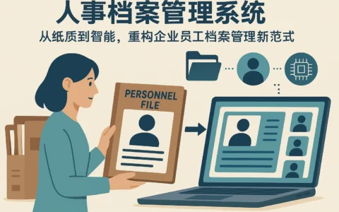 人事档案管理系统：从纸质到智能，重构企业员工档案管理新范式